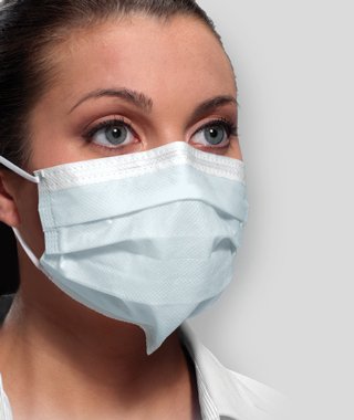 Mask Procedure Ultra™ Pleated Earloops One Size Fits Most Blue NonSterile ASTM Level 3 Adult (50/BX 40BX/CS) by SPS Medical Supply Corp.  ID GCFCXUSF